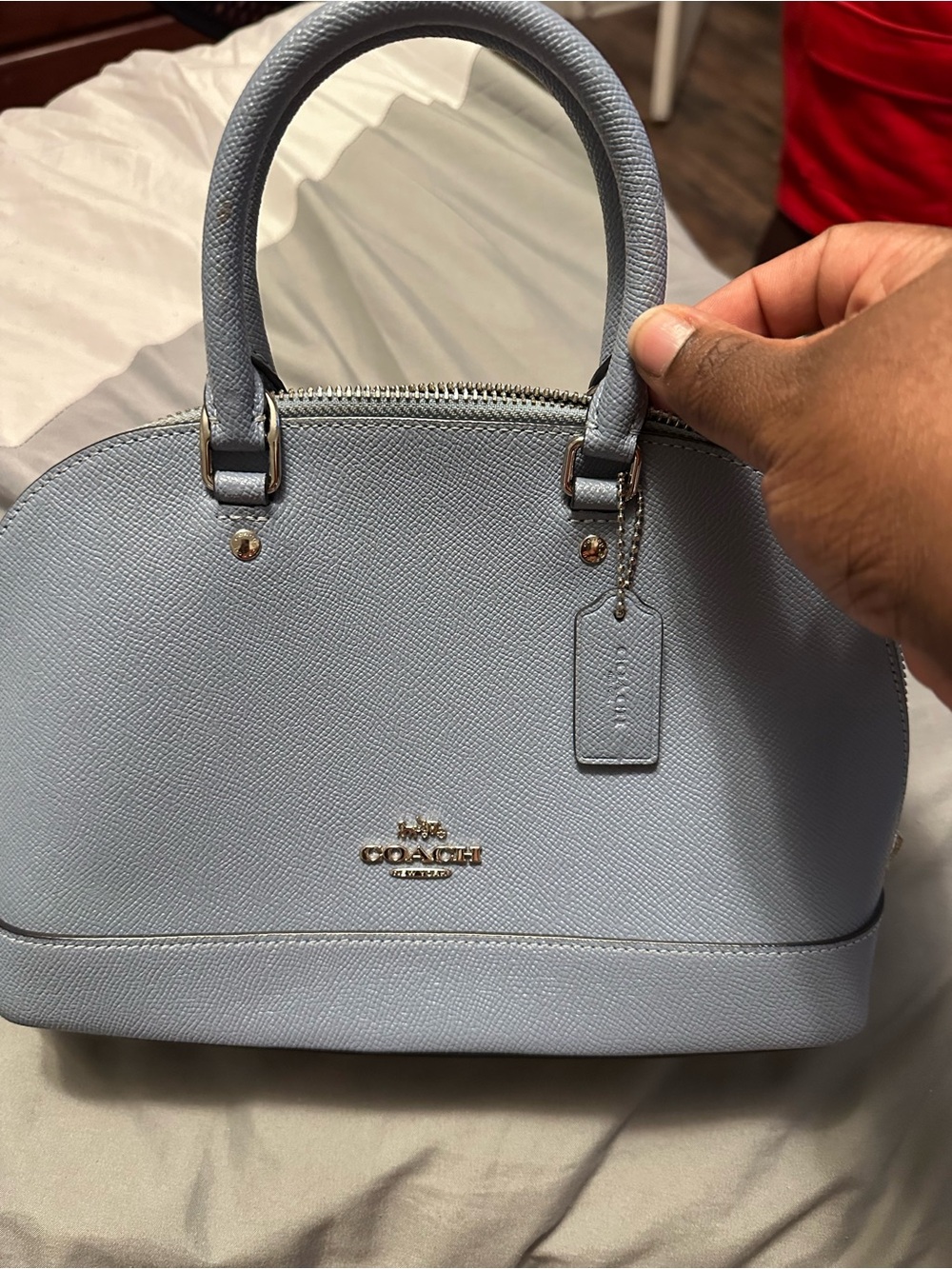 Coach Mini Sierra Satchel with crossbody strap